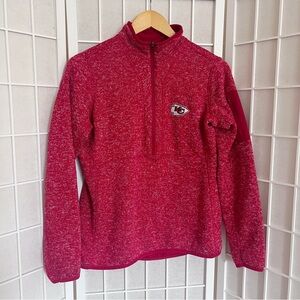 Antigua Kansas City KC Chiefs Half-Zip Sweater Sweatshirt Medium